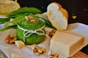 Black Garlic Pesto Sauce homemade