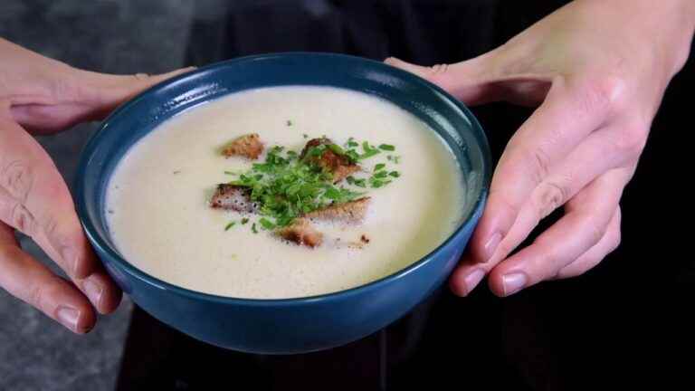 Knoblauch Suppe Rezept Knoblauchsuppe Knoblauch-Suppe