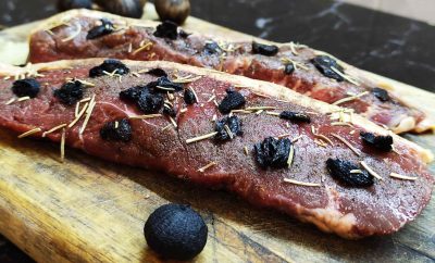 Rezept für Picanha Steak mit Black Garlic